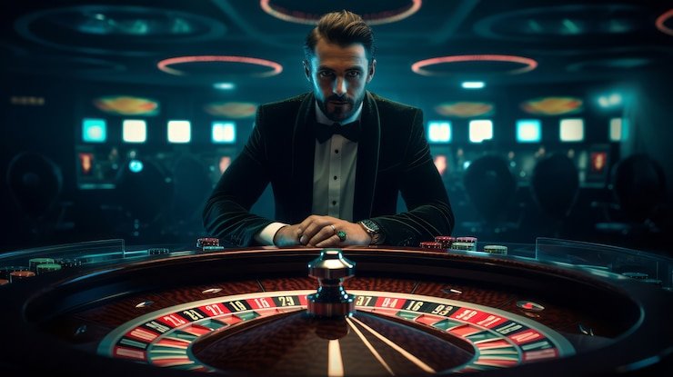 Antarmuka Speed Blackjack bocilslot menampilkan kartu dealer dan tombol keputusan